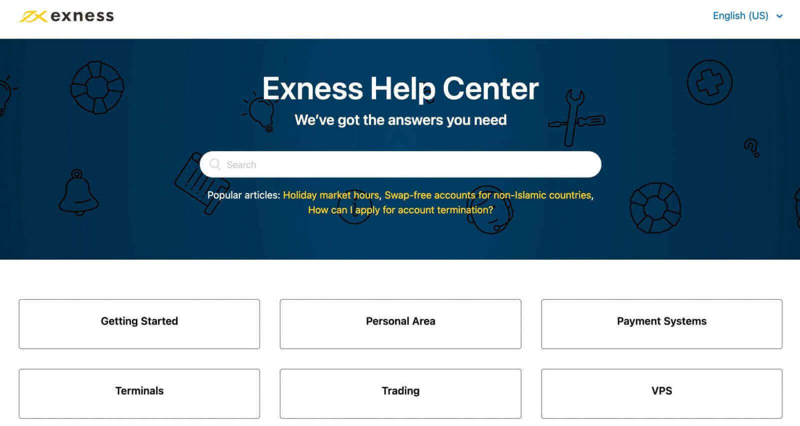نحوه تماس با پشتیبانی Exness نحوه تماس با پشتیبانی Exness