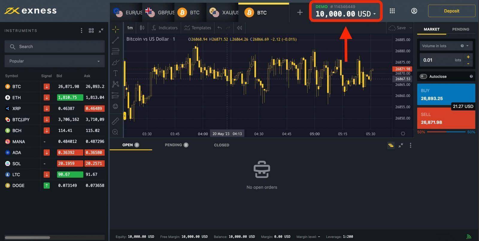 How to Open a Demo Account on Exness